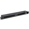Qoltec Organizer kabli do szaf RACK 19 | 24 porty | 1U